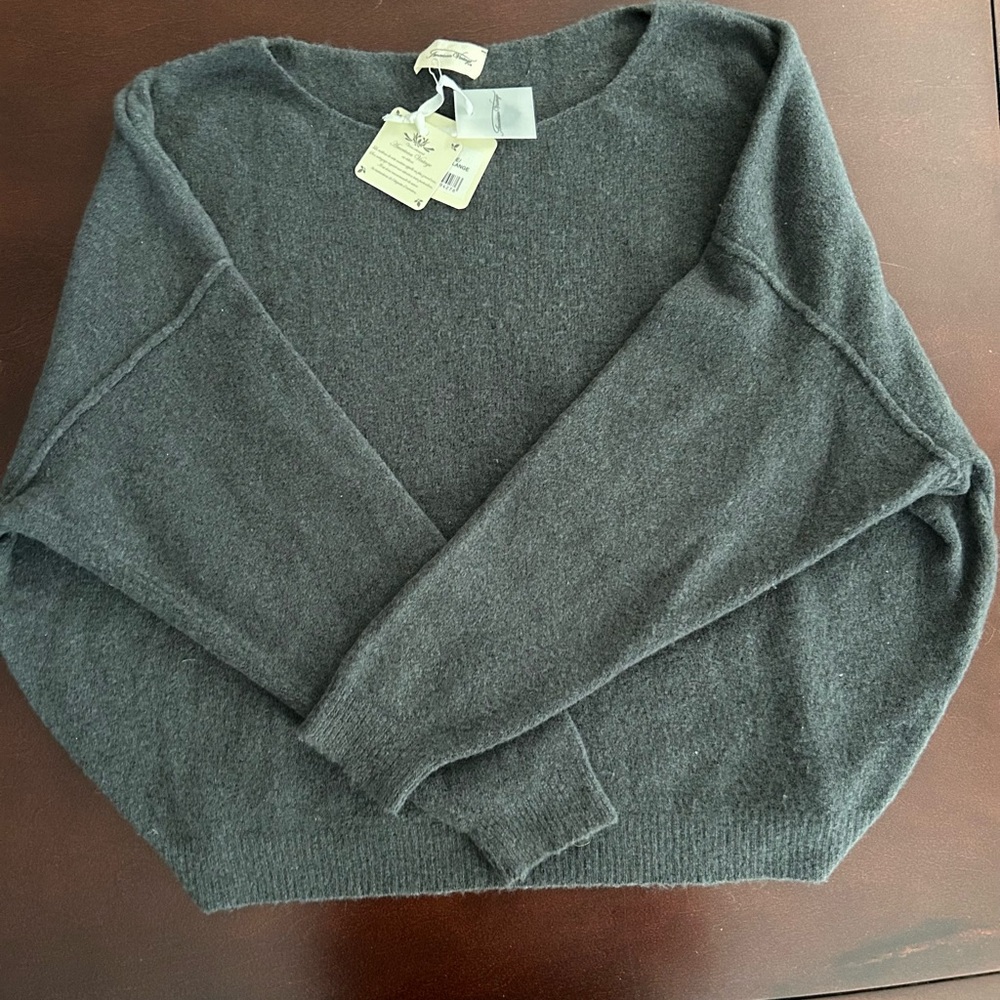 American Vintage Charcoal Women's Sweater
